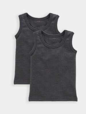 Aerowarm Infant Boys Pack of 2 Striped Thermal Tops