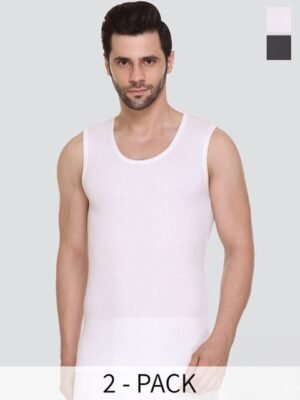 Aerowarm Pack Of 2 Ribbed Thermal Tops