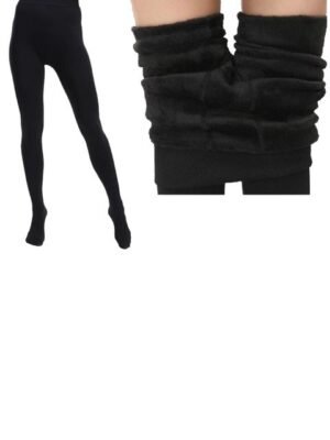 Alexvyan High-Rise Opaque Fleece Stretchable Winter Stockings