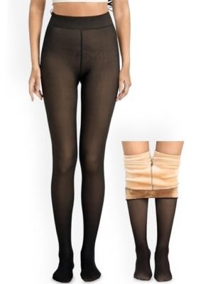 Alexvyan Winter DualTone Fleece Thermal Stockings