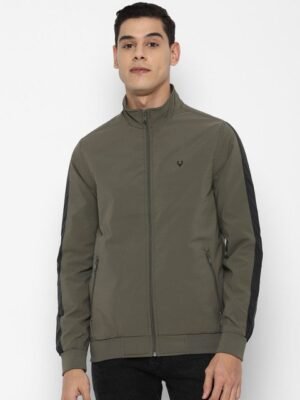 Allen Solly Men Olive Green Sporty Jacket