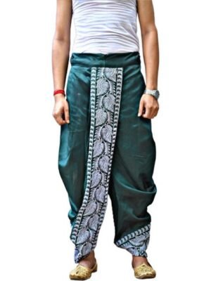 AMIT ONLINE Stylish Men Solid Dupion Silk Dhoti Pant