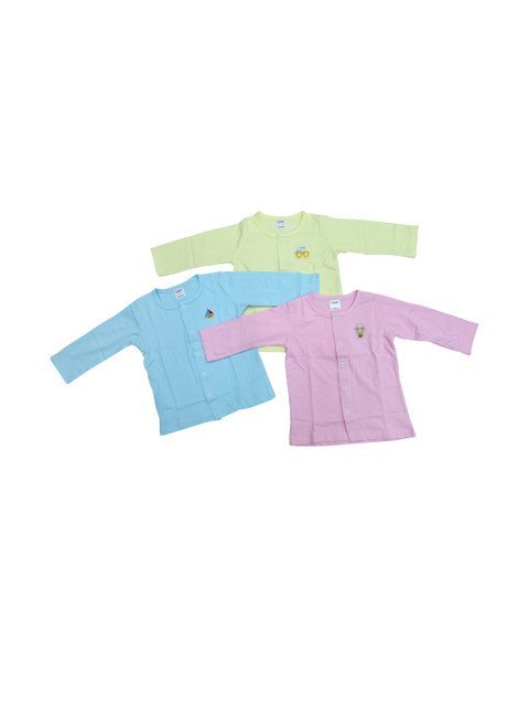 ANGAAKAR CLOTHINGS Kids Pack of 3 Cotton Jhabla