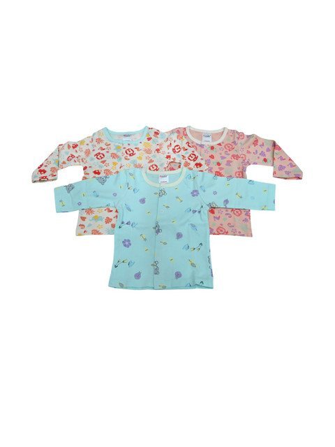 ANGAAKAR CLOTHINGS Kids-Unisex Pack of 3 Cotton Jhabla
