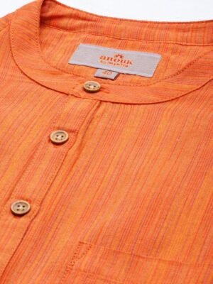 anouk-men-orange-striped-short-kurta-1.jpg