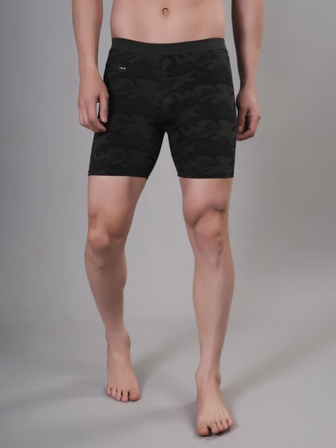 Apraa & Parma Men Printed Slim-Fit Swim Bottoms