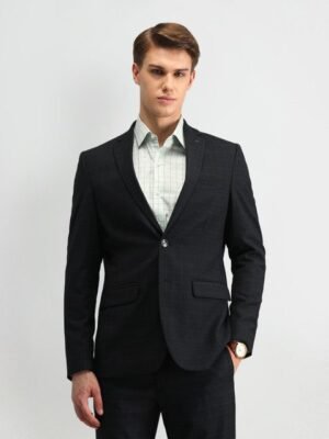 Arrow Men Checked Long Sleeves Suits