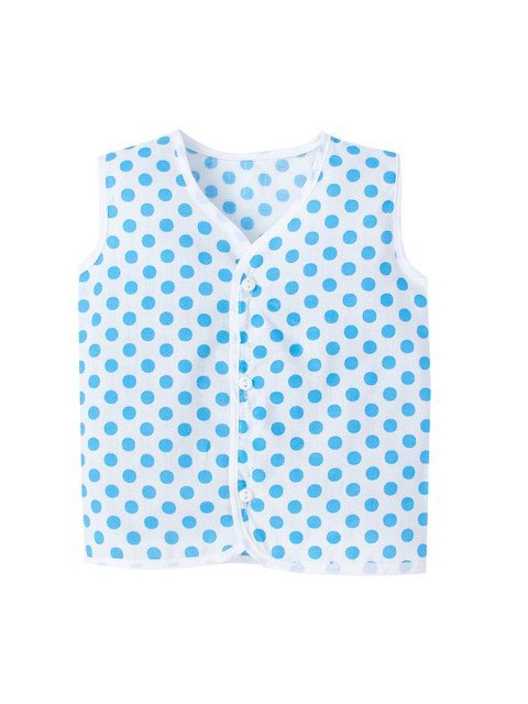 Babywish Infants Polka Dot Printed Cotton JhablaBUJHCTSL-23035-DOT-BL-S1-03M