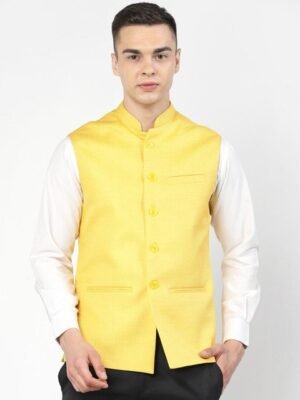 Badoliya & Sons Jute Cotton Nehru Jackets