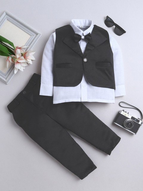 BAESD Boys Single-Breasted 3-Piece Suits