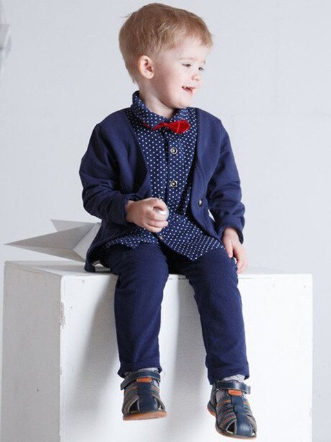 BAESD Infant Boys Printed 2-Piece Suits