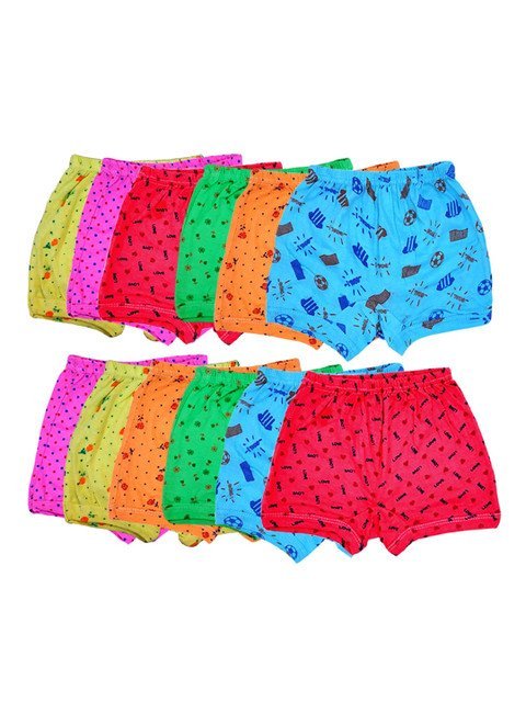 BAESD Infant Kids Pack Of 12 Printed Pure Cotton Basic Briefs 29_S.A.O_PO-12