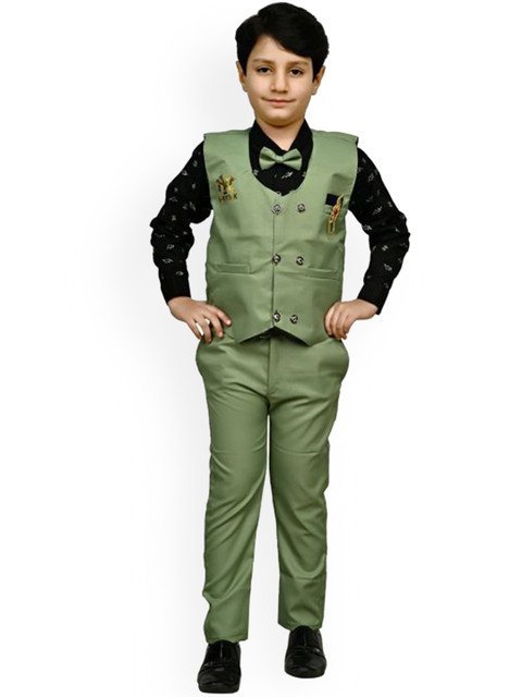 BAESD Pure Cotton Shirt & Trousers With Waistcoat