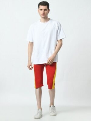 BAESD Solid Cotton Side Patta Unisex Capris
