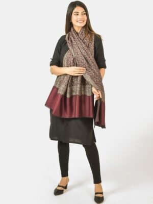 BAISA Floral Woven Design Shawl