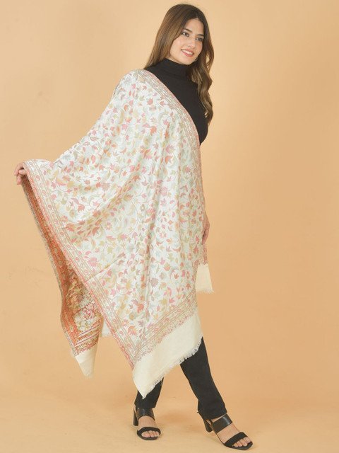 BAISA Floral Woven Design Shawl