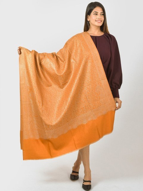BAISA Woven Design Acrylic & Wool Shawl