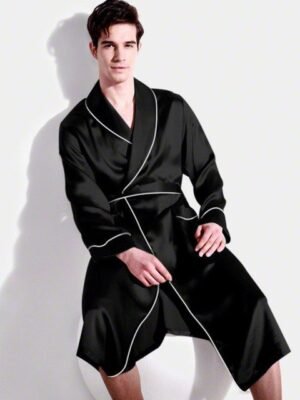 Bella Babe by SK Satin Knee Length Robe