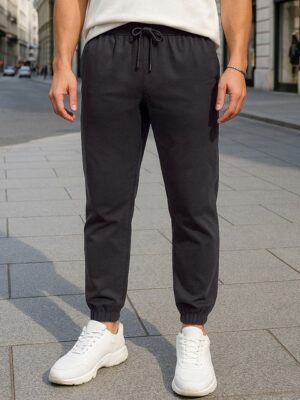 Bewakoof Men Mid-Rise Regular Fit Casual Joggers