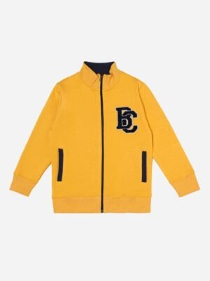 Bodycare Boys Mock Collar Fleece Bomber Jacket