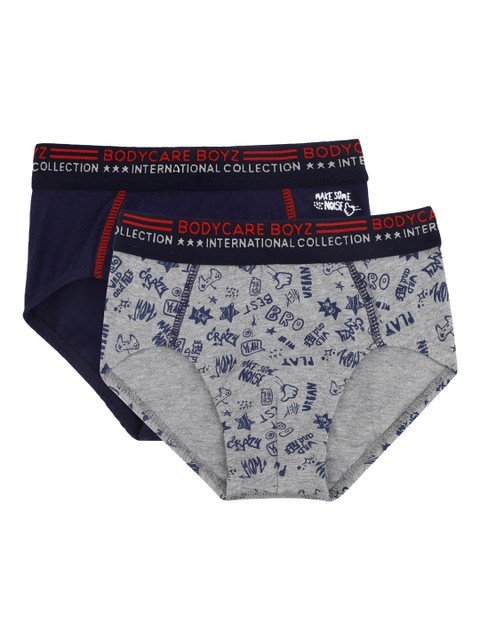 Bodycare Boys Pack of 2 Cotton Basic Briefs KGA2069PGSN-PK001