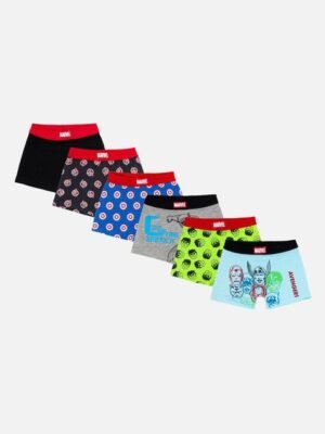 Bodycare Boys Pack Of 6 Assorted Trunks KIA8566-PK004_P6