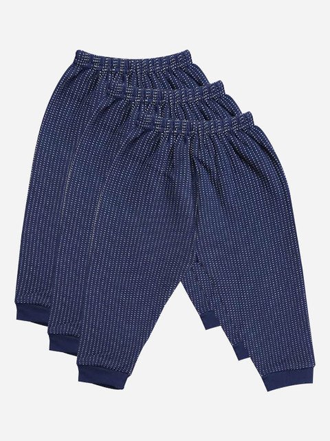 Bodycare Kids Infant Boys Pack Of 3 Printed Cotton Thermal Bottoms