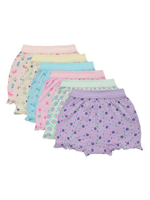 Bodycare Kids Kids Pack of 6 Assorted Pure Cotton Basic Briefs