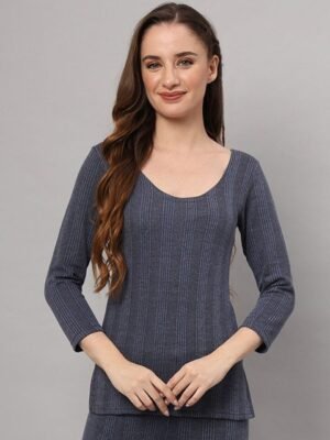 Boleem Women Striped Thermal Tops