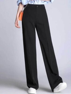 BROADSTAR Women Pleated Korean Pants