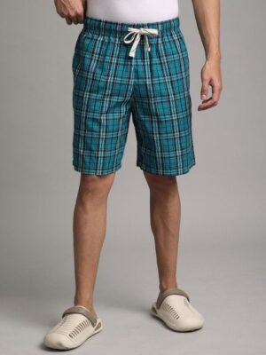 BStories Men Checked Lounge Shorts