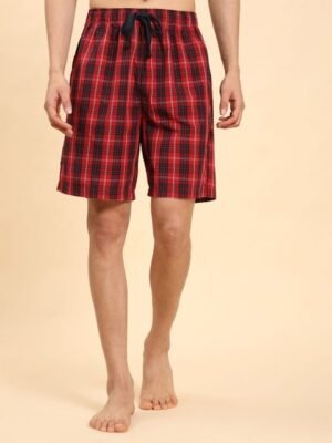 BStories Men Checked Lounge Shorts