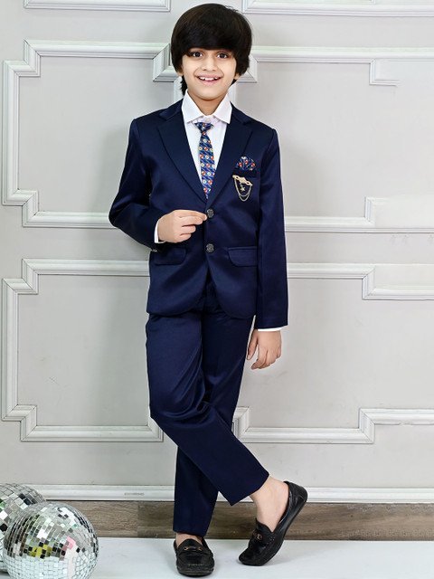 BT DEZINES Single-Breasted 4-Piece Suit