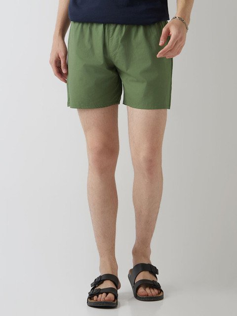 Buy Bewakoof Men Alpha Plain Cotton Boxer 283612 - - Apparel for Men