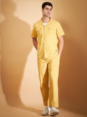 Buy DENNISON Shirt Collar Pure Cotton Shirt & Trousers - - Apparel for Men
