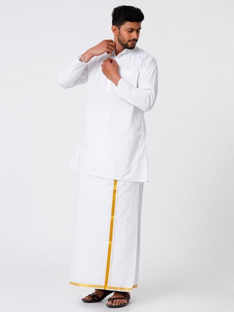 buy-ramraj-cotton-men-full-sleeves-white-medium-kurta-with-3-4-1-1.jpg