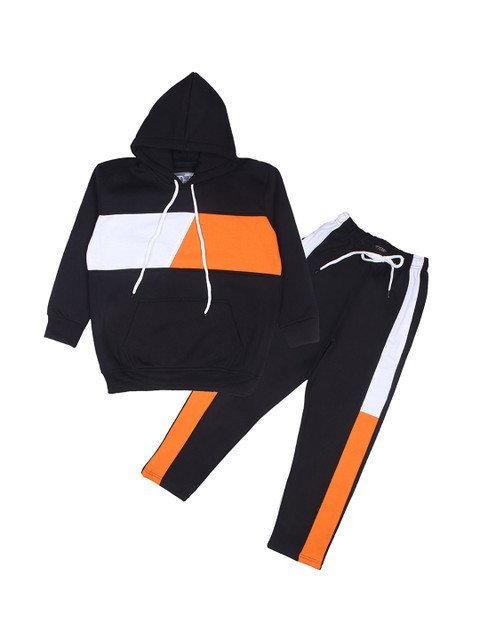 CARACAS Kids Colourblocked Hooded Tracksuit