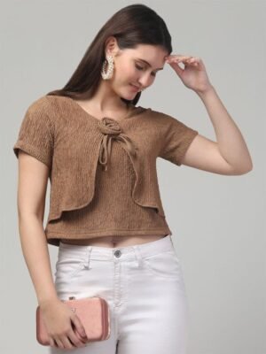 clobug Net Crop Top