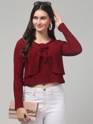 clobug Net Crop Top