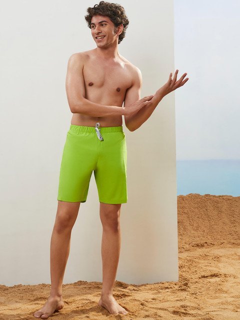 CMGE Men Mid Rise Swim Bottoms