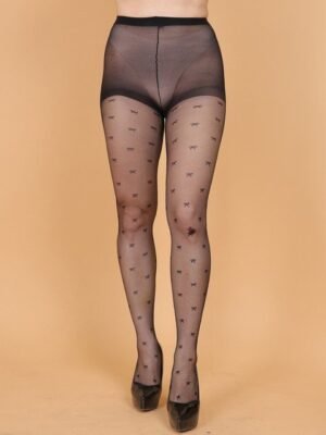 COLOR STYLE Printed Sheer Stockings