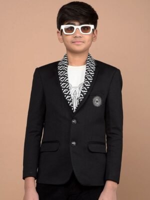 Crimsoune Club Boys Single-Breasted Regular Fit Casual Blazer