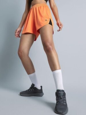 CULT Women Orange Train Day Performance Shorts