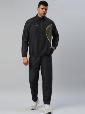 DIDA Men Ultra Premium Colorblock Quick-Dry Regular-Fit Active Sports Training Track Suit