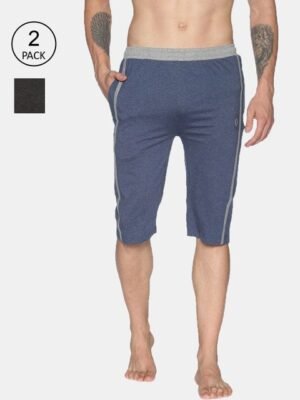 Dollar Men Capri With Contrast Net Folding