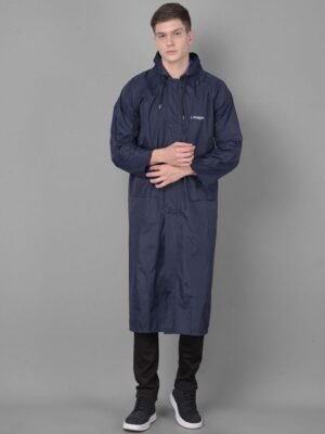 Dollar Rainguard Full Sleeve Long Raincoat With Adjustable Hood & Pocket