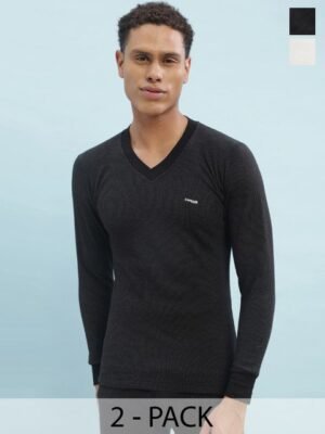 Dollar Ultra Pack Of 2 Cotton Thermal Tops