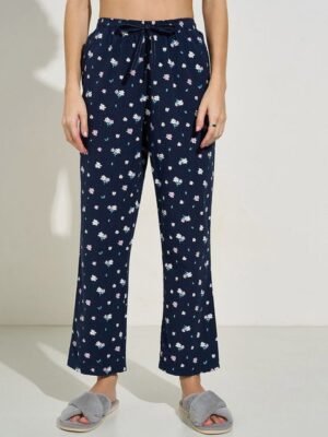 Dreamz by Pantaloons Floral Printed Pure Cotton Lounge Pants