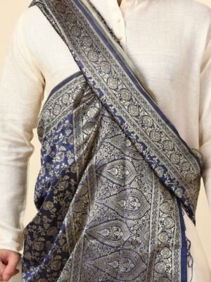 dupatta-bazaar-men-navy-blue-off-white-floral-woven-design-dupatta-1.jpg