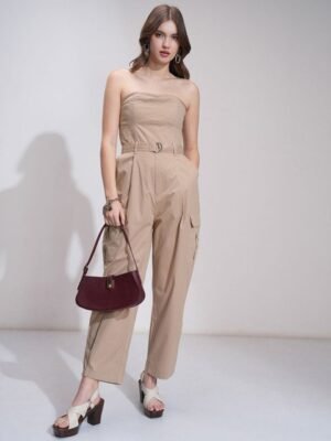 ESPYR By Tokyo Talkies Women Strapless Basic Jumpsuit
